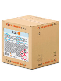 ICE ATD es un detergente para el prelavado y lavado de todo tipo de tejidos con packaging ecologico PREMIUM BOX.